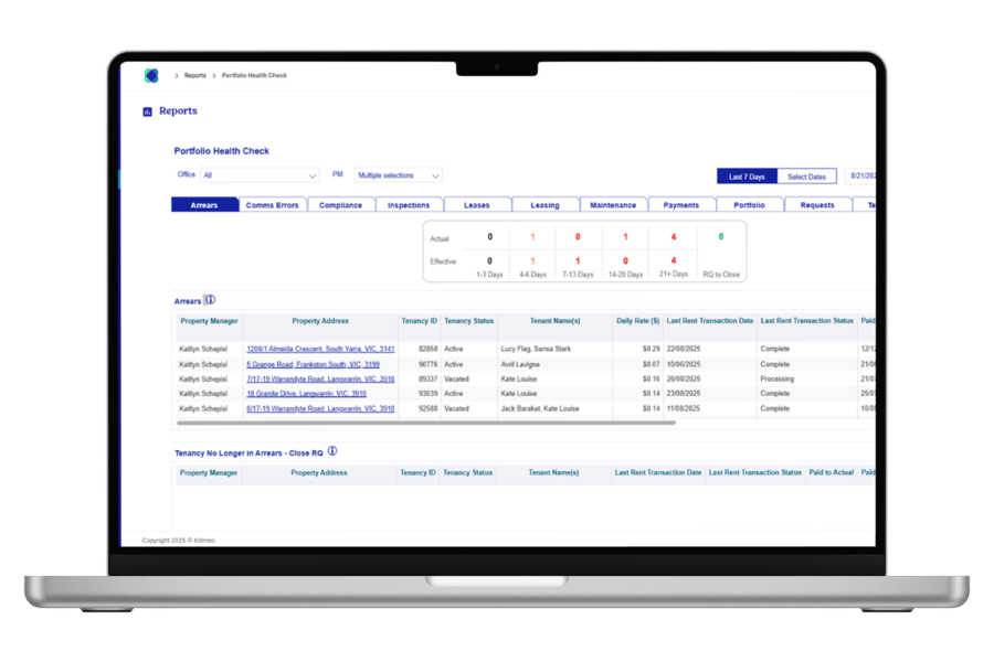 Portfolio Health Check